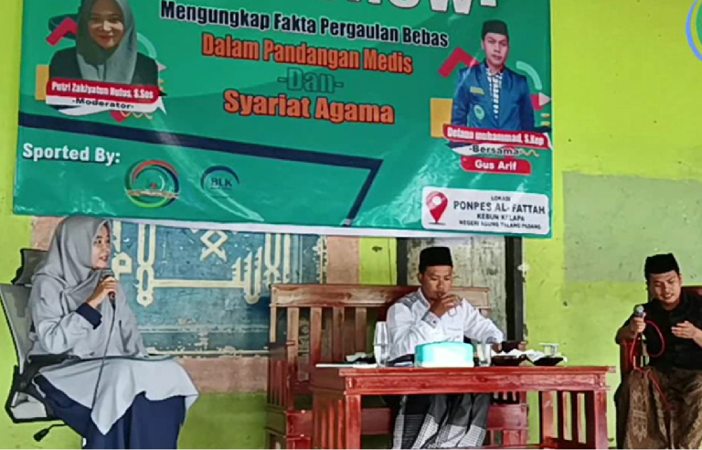 Ponpes Al-Fattah Menyelenggarakan Talkshow ‘Mengungkap Fakta Pergaulan Bebas Dalam Pandangan Medis dan Syariat Agama