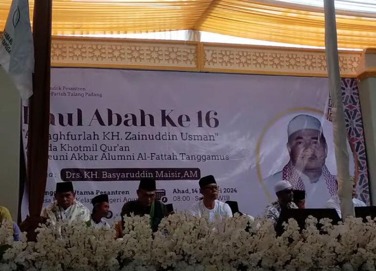 Haul Abah ke-16, Wisuda Khotmil Qur’an, dan Reuni Akbar Alumni Al-Fattah Tanggamus 14 Januari 2024